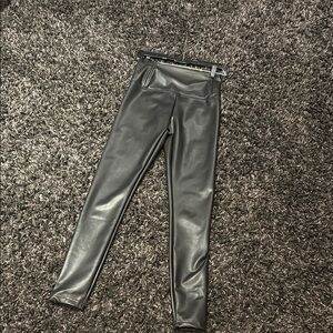 Black Leather leggings